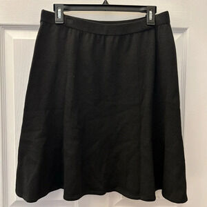 St. John Caviar Santana Knit Tulip Skirt 12